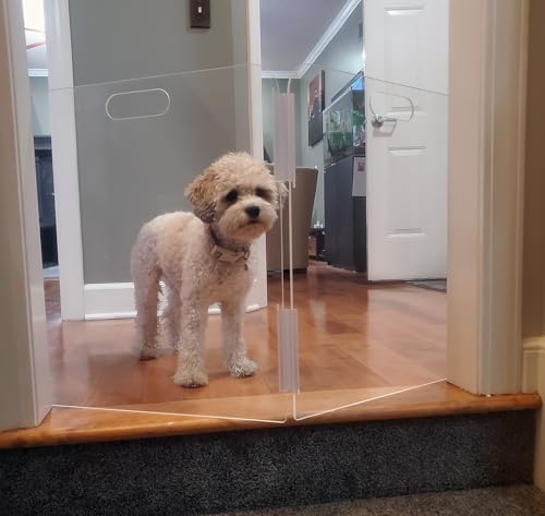 Pet Barrier (2-Panel) | Free-Standing Pet Gate | Foldable | Protect Your Indoor Living Spaces, Decorations, and Important Items from Pets | Made in The USA - size: 2-Panel