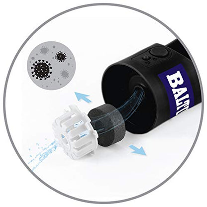 Dog Water Bottle. NFL Baltimore Ravens PET Water Bottle. Best Cat Water Bottle. Water Fountain Dispenser for Dogs & Cats. - color: Baltimore Ravens