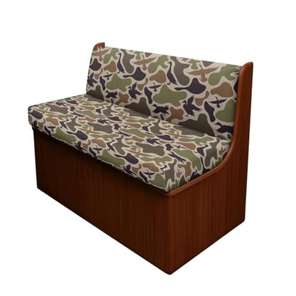 SEANATIVE RV Couch Cushion Cover Camper Dinette Sofa Cover Non Slip Travel Trailer Couch Protective Duck Camouflage Cover 2 Slipcovers RV Accessories for Inside - color: Duck Camouflage