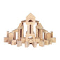 Melissa & Doug Standard Unit Solid-Wood Building Blocks with Wooden Storage Tray, 60-Piece Hardwood Sorting & Stacking Toys for Building & Balancing, Preschool Learning Toys for Kids Ages 3+