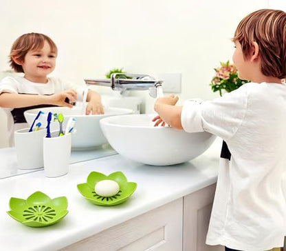 Soap Dish Soap Holder for Showerl Self Draining Bar for Shower Bathroom Bathtub Kitchen，Blue+Blue - color: E-blue+blue
