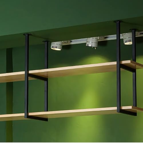 Floating Shelves，Ceiling Shelf Brackets 2 Layer，Wall-Mounted Decorative Rack for Bar Restaurant，Hanging，Easy to Install(Size:120 * 30 * 60cm(47 * 12 * 24IN)) - size: 120*30*60cm(47*12*24IN)