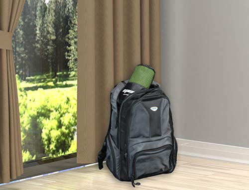 EPAuto 2-Pack Microfiber Quick Dry Towel Set - Lightweight, Super Absorbent & Compact Travel Towels (60"x30" & 24"x15") for Gym, Camping, Beach, Yoga & Backpacking, Green - color: Green
