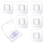 6 PCS Shower Phone Holder, Self-adhesive Sticker Replacement, Wall Mounted Replacement Sticky pads, Waterproof Phone Holder's Hook Replacements Adhesive Strip for Toothpaste Dispenser Wall Mounted