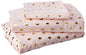 Intelligent Design Microfiber Cozy Bed Sheet Set, Modern All Season Bedding & Pillowcases, Premium 14" Elastic Pocket Fits up to 16" Mattress, Twin XL Blush/Gold Metallic Dot 3 Piece - color: Blush/Gold Metallic Dot, size: Twin XL