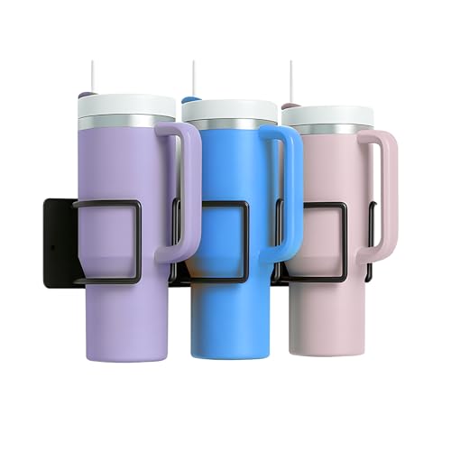Magnetic Stanley Cup Holder for Fridge, Tumbler Cup Holder with Lid Organizer for Stanley 40 oz Water Bottle Storage Organizer for Stanley Cup Accessories - size: 1 PCS