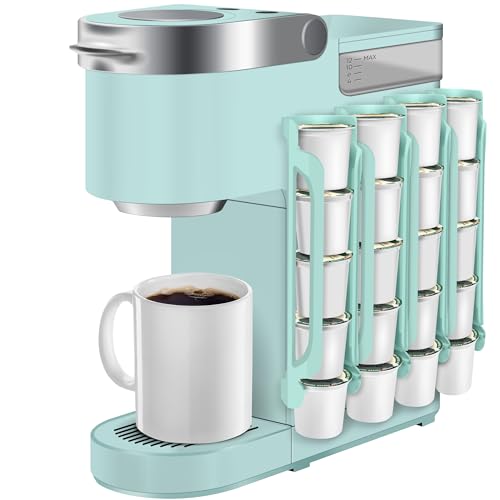 kedofa K Cup Holder for Keurig: Coffee Pod Holder for Counter Small Space - Kcup holder for Wall Mount (4, Oasis Blue) - color: Oasis Blue, size: 4 Pack /For 20 K-Cups
