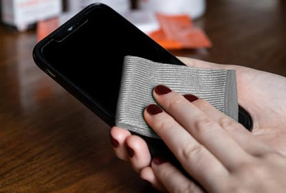 WHOOSH! Microfiber Cleaning Cloth, 6 Pack, Glasses and Screen Cleaning Cloth, Suitable for Car Screen, Computer, Laptop, iPad, MacBook, Smart Phone, Monitor, Eyeglasses, Watches (6 x 6 Inch), Grey - size: 6 Count (Pack of 1)