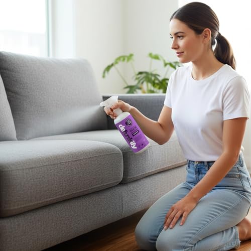 Fabric Freshener Spray, 32oz. 'Lavender' Odor Remover Spray. Shoe Deodorizer, Carpet Deodorizer, Odor Eliminator for Strong Odors Cleaning Supplies. ProvenSafe™ Fabric Freshener for Sensitive Gear