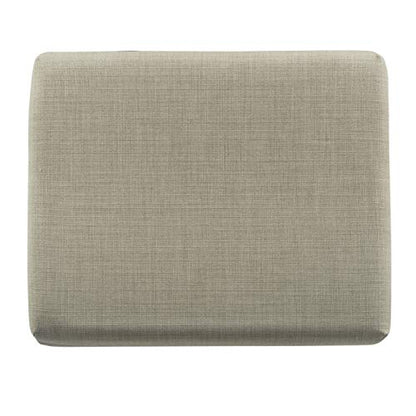 HomePop 22" Medium Rectangular Storage Ottoman - Tan Linen - color: Tan Linen