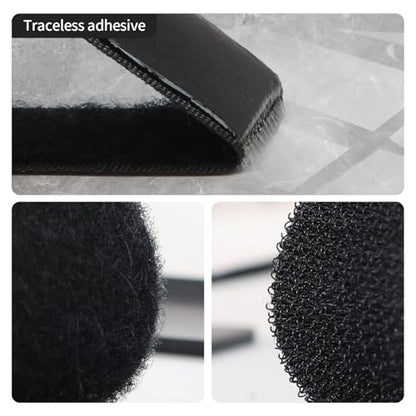 BKSAI 12 Sets 1x4 Hook & Loop Strips with Adhesive, Heavy Duty Hook and Loop Tape Sticky Back for Home, Office, Workshop