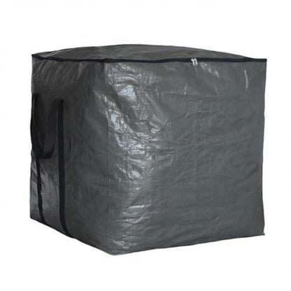 Extra Large Cube Moving Bags (Black, 19"x19"x19") | Heavy Duty, Water-Resistant, Foldable, For Clothes, Bedding, Blankets & Pillows, Reusable Alternative to Moving Boxes - color: Black, size: 19"x19"x19"
