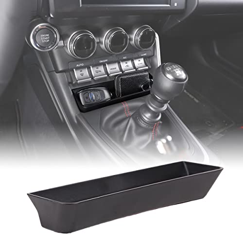 Central Armrest Storage Box Secondary Storage Center Console Organizer Tray Fit for Subaru BRZ 2022-2025 & Fit forToyota GT86 2022-2025, Center Console Storage Box, ABS Console Storage Tray Organizer - color: Gear storage box