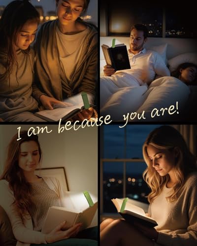 HEMONNKAM Book Reading Light, Rechargeable Clip on Booklight, Eye Caring 3 Color Temperatures & 5 Brightness Levels, Night Use for Bed, Long Lasting, Reading at Night in Bed, Apple Green - color: Apple Green