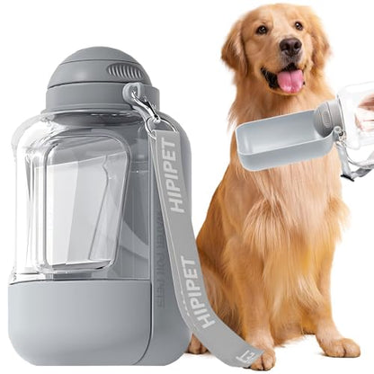 Portable Dog Water Bottle, Leak-Proof Travel Bowl for Large Dogs, Foldable Pet Water Dispenser for Hiking, Camping, Walking Essentials - size: 1000 ML