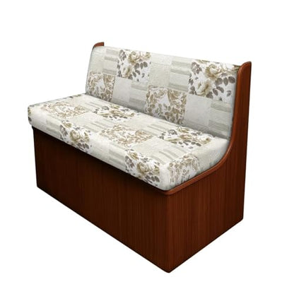RV Dinette Cushion Covers - Dustproof Camper Sofa Replacement Couch Cushion Slipcovers with Floral Grid for Travel Trailer Couch - color: Floral Grid