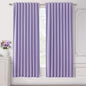 SHINELAND Lavender Blackout Boho Curtains 72 Inches Long for Bedroom Living Room,Back Tab Light Heat Blocking Thermal Insulated Room Darkening Black Out Curtains - color: Lavender, size: 52"W x 72"L (Pack of 2)