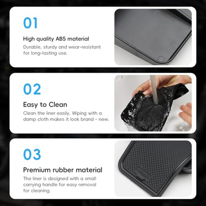 auovo Dashboard Storage Organizer Compatible with Toyota Corolla 2019-2025/Corolla Cross 2022-2025 Accessories Fit 8-in. Media Display Interior Insert Behind Screen