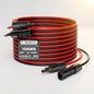 Solar Panel Extension Cable 10 AWG 30Ft 6mm² Wire Gauge Certified PV Cable,100% Tinned Copper Heavy Duty with Male and Female Waterproof mc4 Connectors,for RV, Home Boat Photovoltaic Systems - size: 10AWG 30FT×2