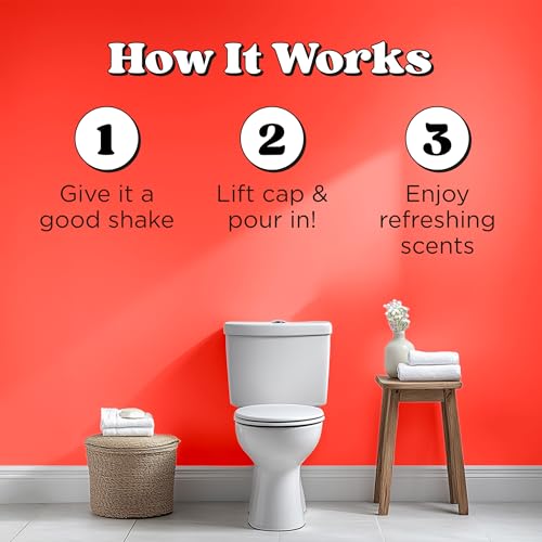 Poo-Pourri Before-You-Go Toilet Spray Refill, Tropical Hibiscus, 16 Fl Oz, Up to 800 Uses, Bathroom Odor Deodorizer with Essential Oils for Home or Work, Hibiscus, Apricot and Citrus Scent - size: 16 Fl Oz (Pack of 1)