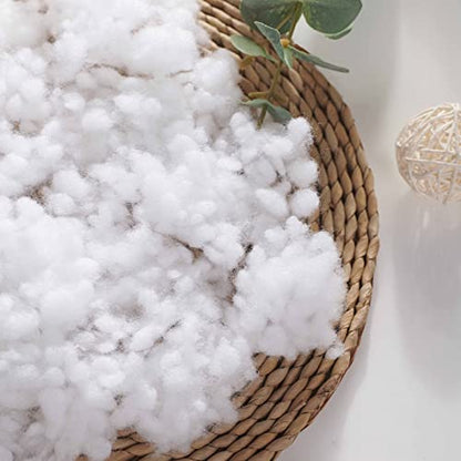 Asuprui Pouf Filler PP Cotton Footstool Pouf Stuffing Pouf Insert Ottoman Filler Bean Bag Filler 20x20x12 Inches Round - color: White
