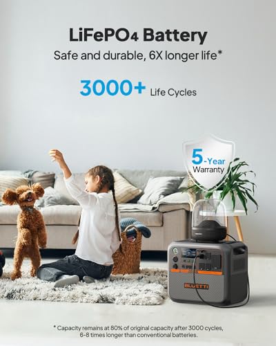 BLUETTI AC200PL Portable Power Station, 2304Wh Solar Generator, Expandable to 8448Wh w/ 4 2400W AC Outlets (3600W Power Lifting), 30A TT30 Output, LiFePO4 Battery Backup for RV, Camping, Home Use - style: BLUETTI AC200PL