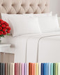 King 6 Piece Sheet Set - Comfy Breathable & Cooling - Ultra Soft Hotel Luxury Bedding Set w/ 8-16 Inch Deep Pockets - 1 Flat & 1 Fitted Sheet & 4 Pillowcases - Wrinkle Free & Easy Care - Antique White - color: 02 - Antique White, size: King