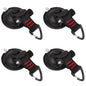 Heavy Duty Suction Cup Hooks, Car Camping Essentials Tie Down Anchor, Window Hooks, Glass Suction Cups, RV Van Car Awning, SUV Tent, Truck Camping, 4 Pcs - color: Red Line - 4 pcs