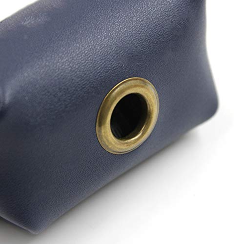 Travel Outdoor Protable Dog Poop Bag Dispenser PU Leather Pouch Pet Puppy Cat Pick Up Poop Bag Holder Garbage Waste Bags Organizer - Waterproof and wear resistant (Coffee)