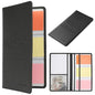 Premium Car Registration & Insurance Card Holder with Magnetic Closure & Clear Pockets, Glove Box Organizer for Documents, Driver's License (Black)