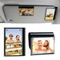 Car Picture Holder 2 Pack Magnetic Snap-On Sun Visor Photo Clip for Crystal-Clear Acrylic Frame for Family, Pets, Travel Pictures Car Decor Personalized Anniversary Accessories Gifts for Men Women