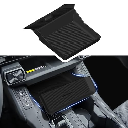 Silicone Drawer Style Central Console Storage Box for Toyota RAV4 2026 XSE SE Limited, Center Console Organizer Tray for RAV4 Interior Accessories - size: RAV4-Center Lower Wireless Tray-26