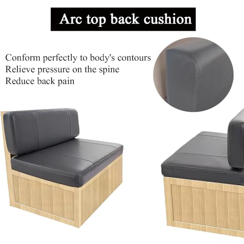 RV Dinette Cushions Replacement with Momery Foam Camper Seat Couch Cushion Travel Trailer Bed (Black, 36″) - size: 36″