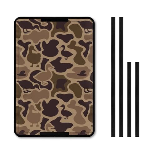 Camo Hunting Duck RV Door Window Shades for Inside Camper Decorative Automotive Sunvisor Protector Foldable RV Blackout Window Cover 16x25 Gift for Friends - color: Camo Hunting Duck Print