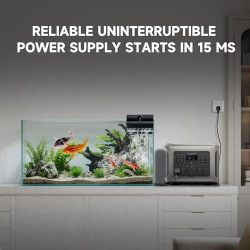 ALLPOWERS R2500 V2 Portable Power Station 1920Wh, 2500W (Peak 5000W) Solar Generator with LiFePO4 Battery, 1-Hour Fast Charging, MPPT 1000W Max,UPS <15ms for Home Backup, RV and Outdoor Camping