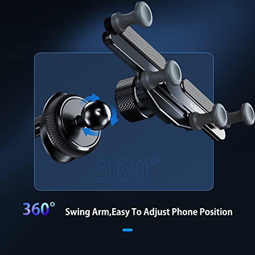 OATSBASF Car Vent Phone Mount [Full Metal Body] Foldable Car Air Vent Phone Holder, Compatible with iPhone 17 16 Pro Max 15 14 / Samsung S25 Ultra 24 / All Phone Models - size: X03