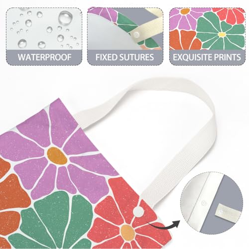 Retro Flower Car Trash Can, Car Trash Bag Hanging, Waterproof Cars Back Seat Hanging Organizer and Storage Trash Bags for Vehicle Travelling Camping - color: Flower03