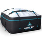 Rooftop Cargo Carrier - 23 Cubic Feet (XXL), Waterproof Soft Shell Car Roof Cargo Carrier, Heavy Duty Car Top Luggage Cargo Bag with Patented Door Hooks and Non-Slip Mat - size: 23 Cubic Feet