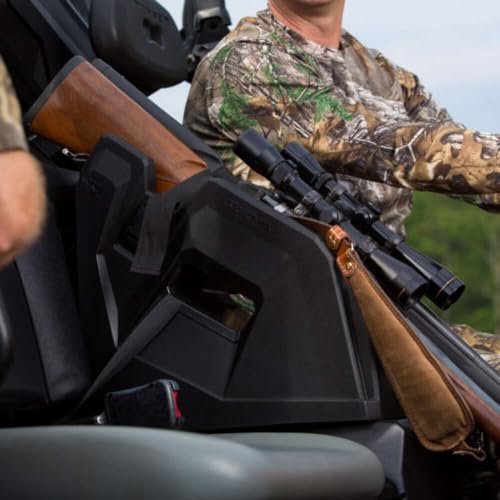 Seizmik ICOS UTV Gun Holder | Universal In Cab On Seat Gun Mount | Holds Two Firearms | Compatible with Polaris, Can Am, Kawasaki, and More UTV Side by Sides