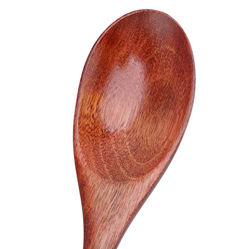 3-Piece Wooden Cutlery Set, Portable Reusable Wooden Utensil Set Including Spoon Fork Knife and Box for Lunch, Camping, Family and Office