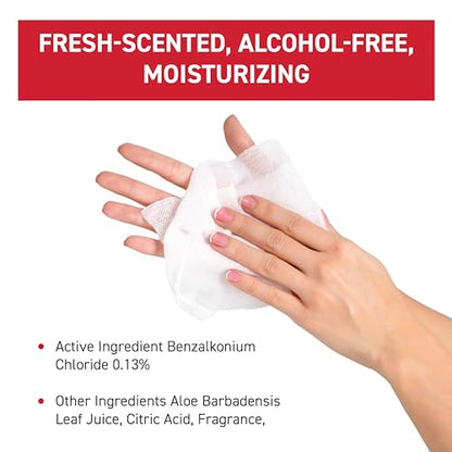 WipeEssentials Hand Sanitizer Wipes for Adults & Kids - 360 Count, 12 Packs | Alcohol-Free, Moisturizing Sanitizing Wipes with Aloe Vera & Vitamin E - Unscented & Travel Size With No Soapy Residue - size: 30 Count (Pack of 12)