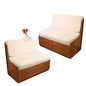 RV Dinette Cushion Covers, 4PCS Woven RV Couch Cover, Camper Cushion Covers, Camper-rv Sofa Cover for Couch, Bench Seat & Dinette Booth Cushions(Lvory White,[39.4" to 49.2"]×[19.7" to 25.6"]) - color: Woven/Lvory White/4pcs