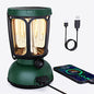 Raynic 6000 LED Camping Lantern, 650LM Hand Crank Solar Battery Powered Rechargeable Lantern, Emergency Lights for Home Power Failure, Hurricane, USB Cable Included - size: GREEN