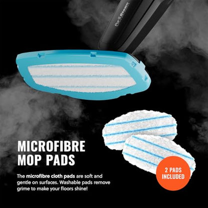 PurSteam Professional Steam Mop | Multi-Surface Floor Cleaner for Hardwood, Tile, Laminate & Carpet | Fast Heating, Lightweight & Chemical-Free Cleaning - size: Steam Mop - Multi-Surface