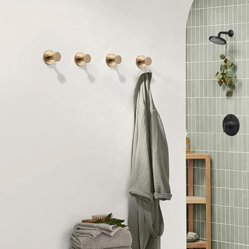 2025 Upgraded No-Drill Hooks, Suction Cup Hooks, Stainless Steel Suction Cup for Shower, Bathroom, Hanging Towels, Mounting on Glass Shower Doors, Tile, Mirrors (Sliver 6 PCS) - color: Sliver 6 PCS