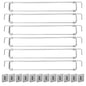 6 Pcs RV Refrigerator Bars, 12.99"-22.83" Adjustable Fridge Tension Rod Stainless Steel Camper Bar to Hold Food Drinks in Place Prevent Messy Spills During Travel for Kitchen Cupboard Bookshelf
