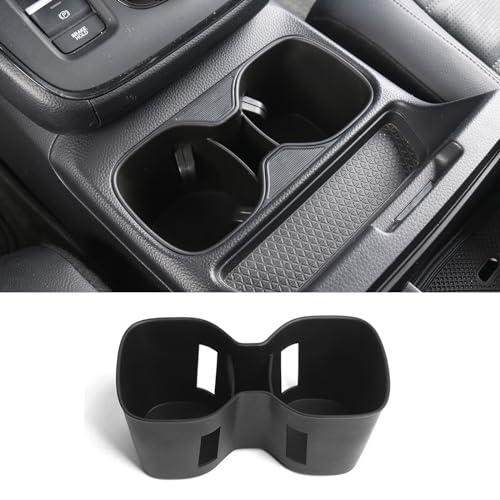 Front Cup Holder Compatible with Honda 2023-2025 2026 CRV Accessories (Include HEV) TPE Material Front & Rear Insert Center Console Organizer - color: for Honda 2023-2026 CRV (Front)