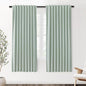 SHINELAND Coastal Summer Blackout Curtains, Thermal Insulated Heat Reducing Drapes, Beach Window Treatments for Living Room Bedroom - color: Aqua, size: 52"W x 72"L (Pack of 2)