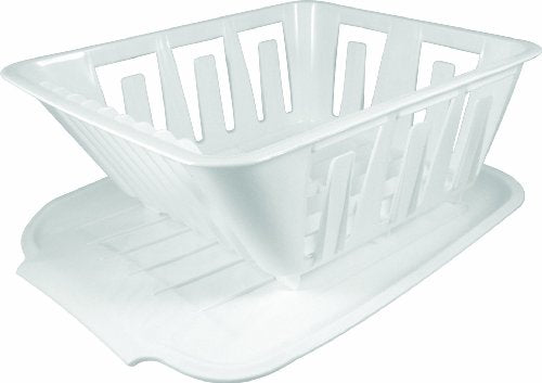 Valterra A77001 White Mini Dish Drainer Set - color: White