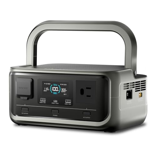 ALLPOWERS VOLIX P300 Portable Power Station 300W (600W Peak), 256Wh LiFePO4 Battery, 2-Hour AC Fast Charge, 100W USB-C, UPS Backup, Solar Generator for Camping, Home Backup, RV, Emergency - style: VOLIX P300